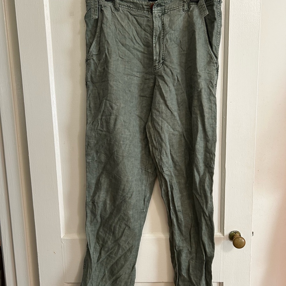 Martin Gordon linen Green Casual Pants